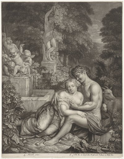 Vertumnus en Pomona de Gerard Valck
