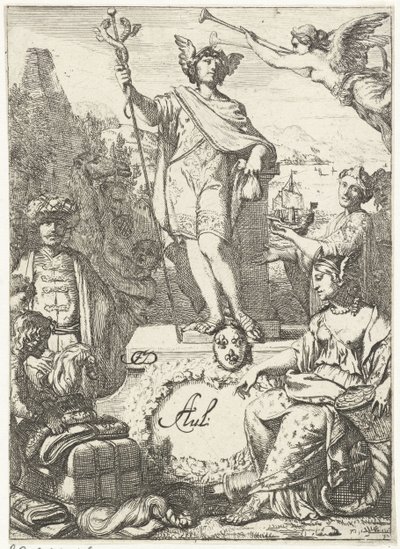Alegoría del comercio con Mercurio de Gerard de Lairesse (rejected attribution)