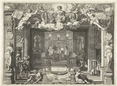 Alegoría del Tratado de Westminster Alegoría de la paz entre Inglaterra y los Países Bajos Unidos, 1674 de Gerard de Lairesse