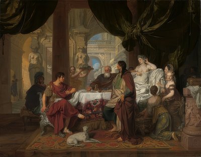 El banquete de Cleopatra de Gerard de Lairesse