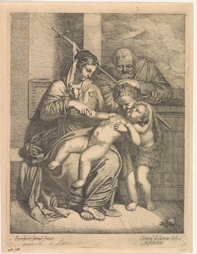 La Sagrada Familia con Juan el Bautista de Gerard de Lairesse
