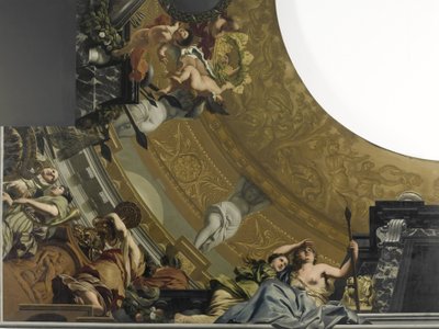 Decoración del techo en cinco partes para el Gran Salón del Palacio de Soestdijk de Gerard de Lairesse