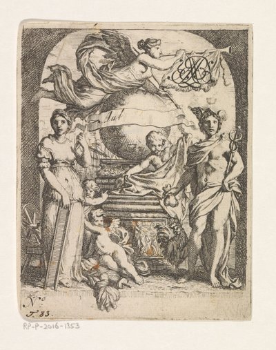 Mercurio y el arte de tejer de Gerard de Lairesse