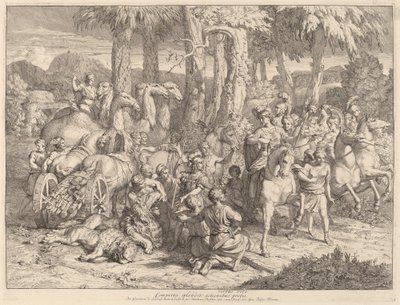 Semíramis en la caza del león de Gerard de Lairesse