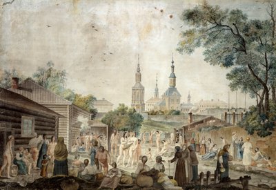 Un baño curativo en Moscú de Gerard de la Barthe