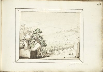 Rebecca y Eliezer en el pozo de Gerard ter Borch (I) (possibly)