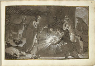 Adoración de los pastores de Gerard ter Borch