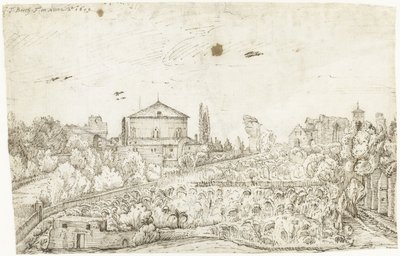 Vista del San Stefano Rotondo, Roma, desde el norte de Gerard ter Borch