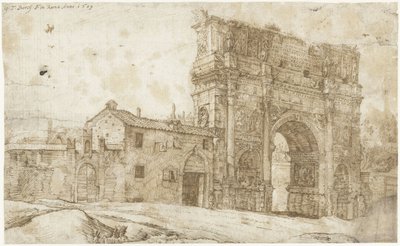 Lado norte del Arco de Constantino, Roma de Gerard ter Borch