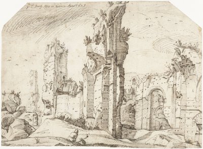 Ruinas de las Termas de Caracalla de Gerard ter Borch