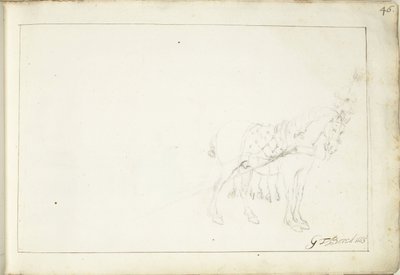 Caballo, a la derecha de Gerard ter Borch (II) (signed by artist)