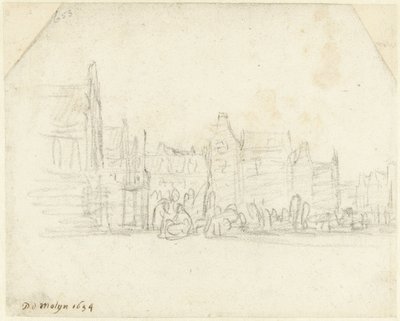 Grote Markt en Haarlem de Gerard ter Borch (II)