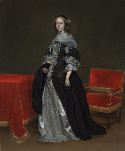 Retrato de una mujer de Gerard ter Borch