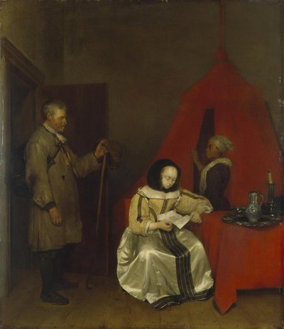 Cartero rural de Gerard ter Borch