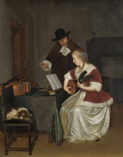 La lección de música de Gerard ter Borch
