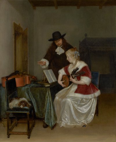 La lección de música de Gerard ter Borch