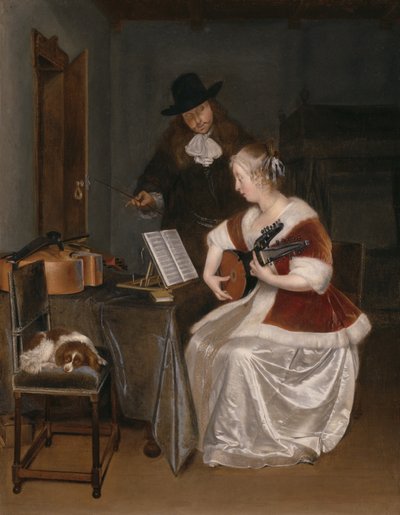 La lección de música de Gerard ter Borch