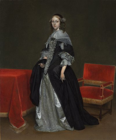 Retrato de una mujer, c.1665 de Gerard ter Borch