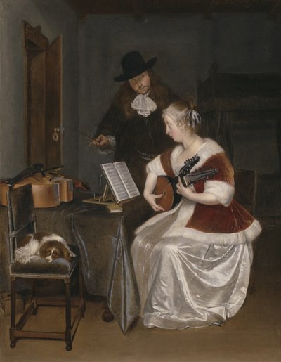 La Lección de Música de Gerard ter Borch