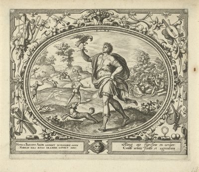 Hombre a la edad de veinte Diez edades del hombre (título de la serie) de Gerard van Groeningen