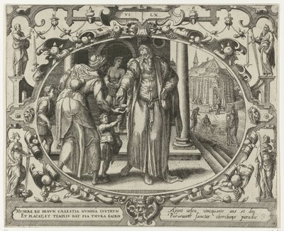 Hombre a la edad de sesenta Diez edades del hombre (título de la serie) de Gerard van Groeningen