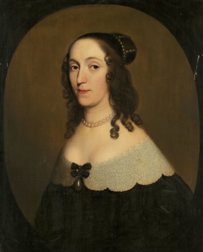 Retrato de Luisa Cristina (1606-69), condesa de Solms-Braunfels de Gerard van Honthorst (workshop of)