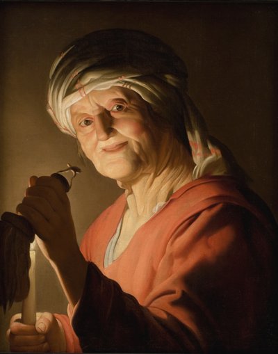 Una anciana de Gerard van Honthorst