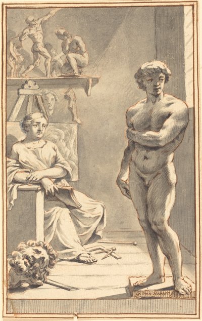 Alegoría de la escultura de Gerard van Houten
