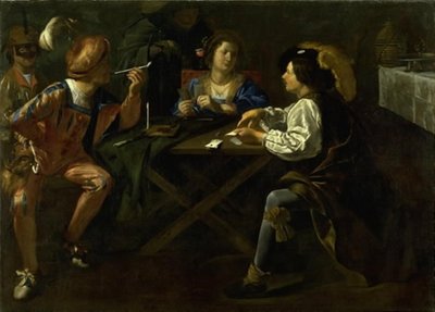 Jugadores de cartas de Gerard van Kuijl