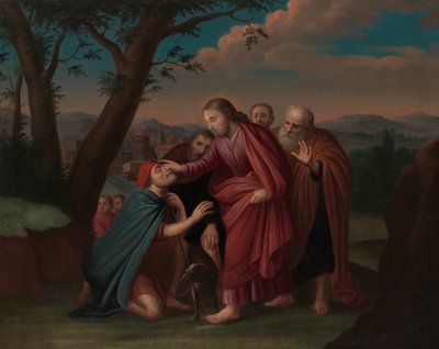 Cristo sanando al ciego de Gerardus Duyckinck