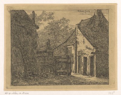 Granja con pajar La granja en Pernis de Gerardus Emaus de Micault