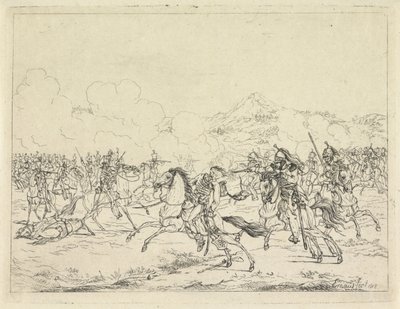 Muerte de Federico Guillermo de Brunswijk, 1815 de Gerardus Emaus de Micault