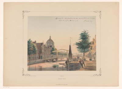 Vista del Oude Vest en Leiden
Oude Vest (título en el objeto) de Gerardus Johannes Bos