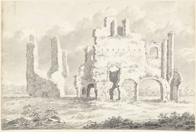 Ruinas de la Abadía de Rijnsburg de Gerardus Johannes Verburgh