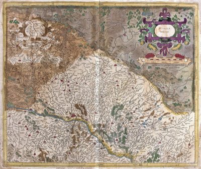 Alsacia, Francia de Gerardus Mercator