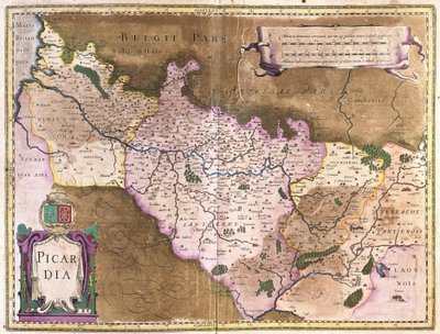 Bélgica de Gerardus Mercator