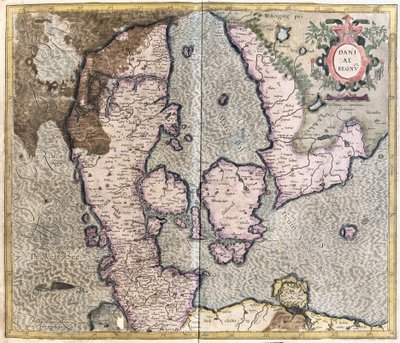 Dinamarca (grabado) de Gerardus Mercator
