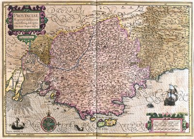 Francia (grabado) de Gerardus Mercator