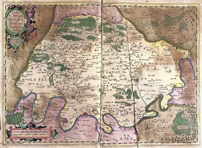 Ile de France, Norte de Francia de Gerardus Mercator