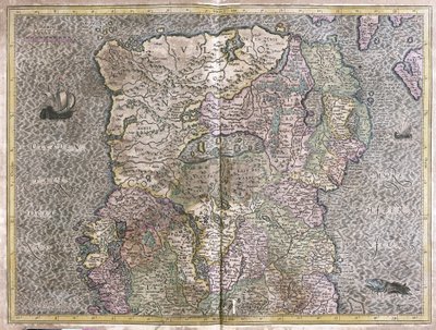 Irlanda de Gerardus Mercator