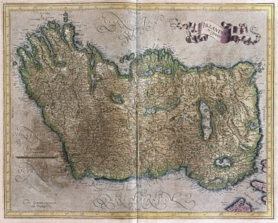 Irlanda de Gerardus Mercator