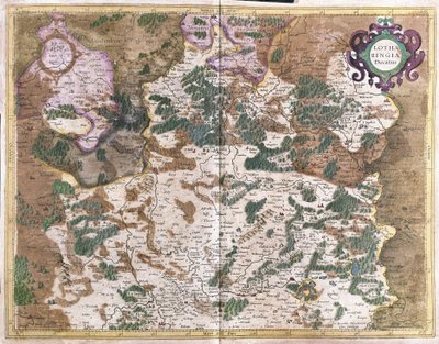 Lorena, Francia de Gerardus Mercator
