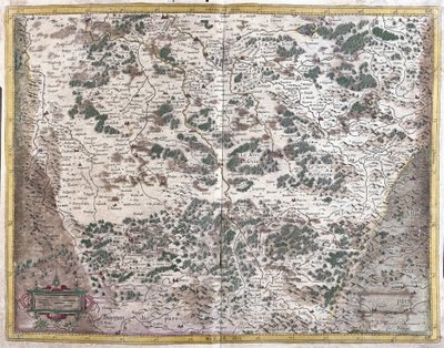 Lorena, Francia (grabado) de Gerardus Mercator