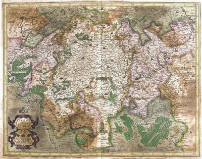 Luxemburgo de Gerardus Mercator