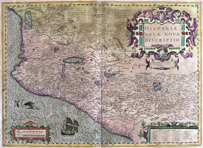 México (grabado) de Gerardus Mercator