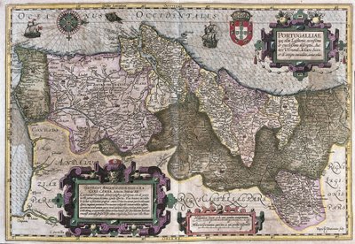 Portugal (grabado) de Gerardus Mercator