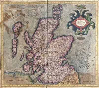 Escocia, Gran Bretaña de Gerardus Mercator