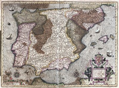 España de Gerardus Mercator