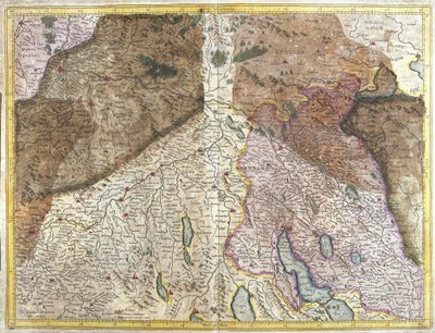 Suiza (grabado) de Gerardus Mercator