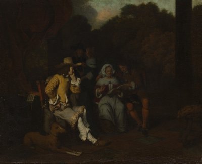 Una fiesta musical, principios de 1650 de Gerbrand van den Eeckhout